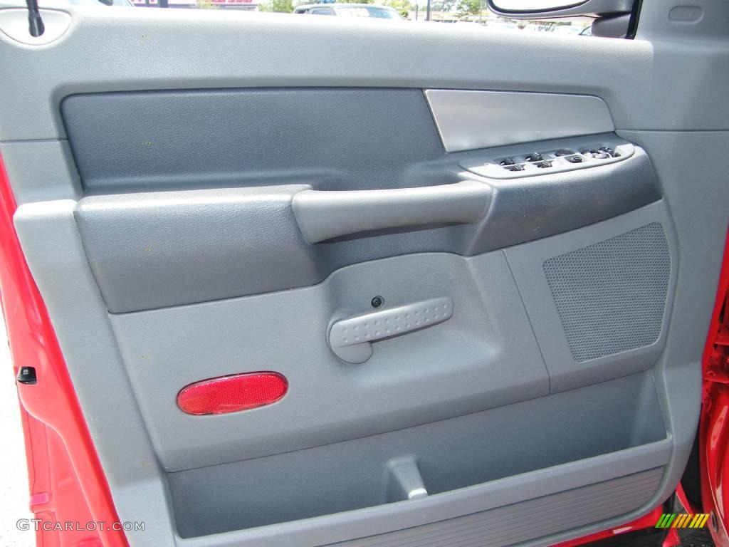 2007 Ram 1500 SLT Quad Cab - Flame Red / Medium Slate Gray photo #16