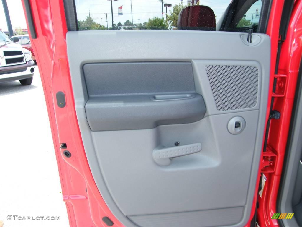 2007 Ram 1500 SLT Quad Cab - Flame Red / Medium Slate Gray photo #21