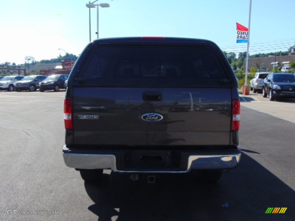 2005 F150 XLT Regular Cab 4x4 - Dark Stone Metallic / Tan photo #8