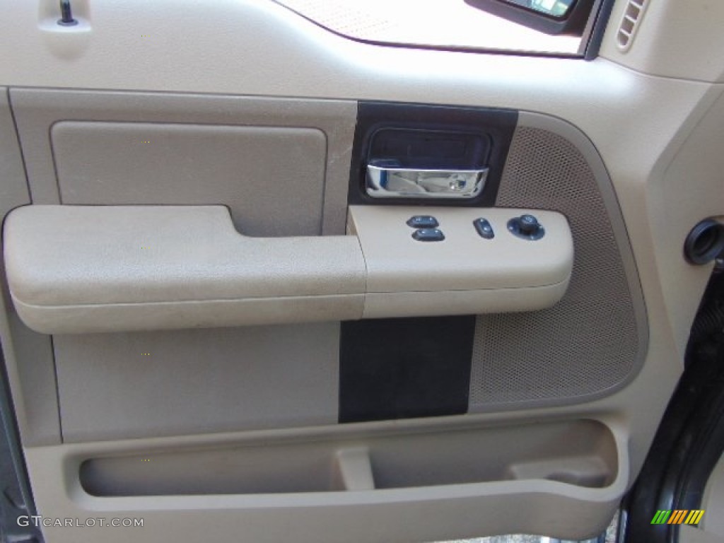 2005 F150 XLT Regular Cab 4x4 - Dark Stone Metallic / Tan photo #14