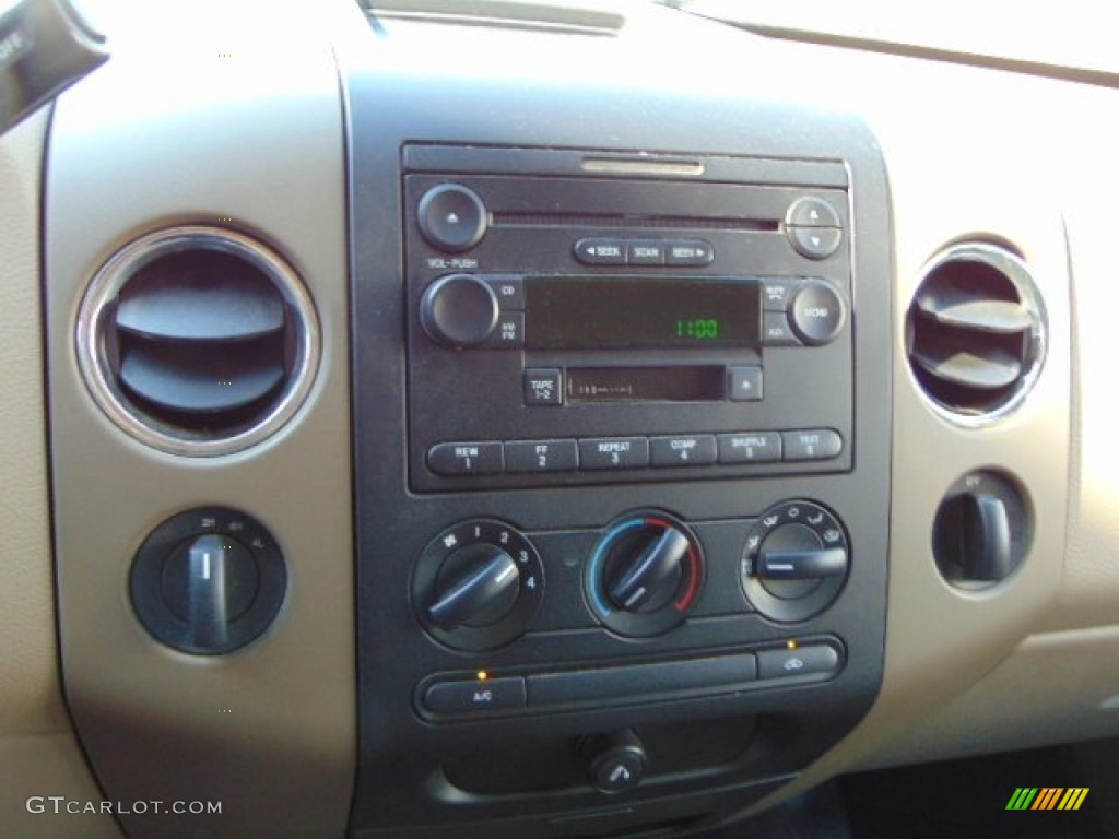 2005 F150 XLT Regular Cab 4x4 - Dark Stone Metallic / Tan photo #15