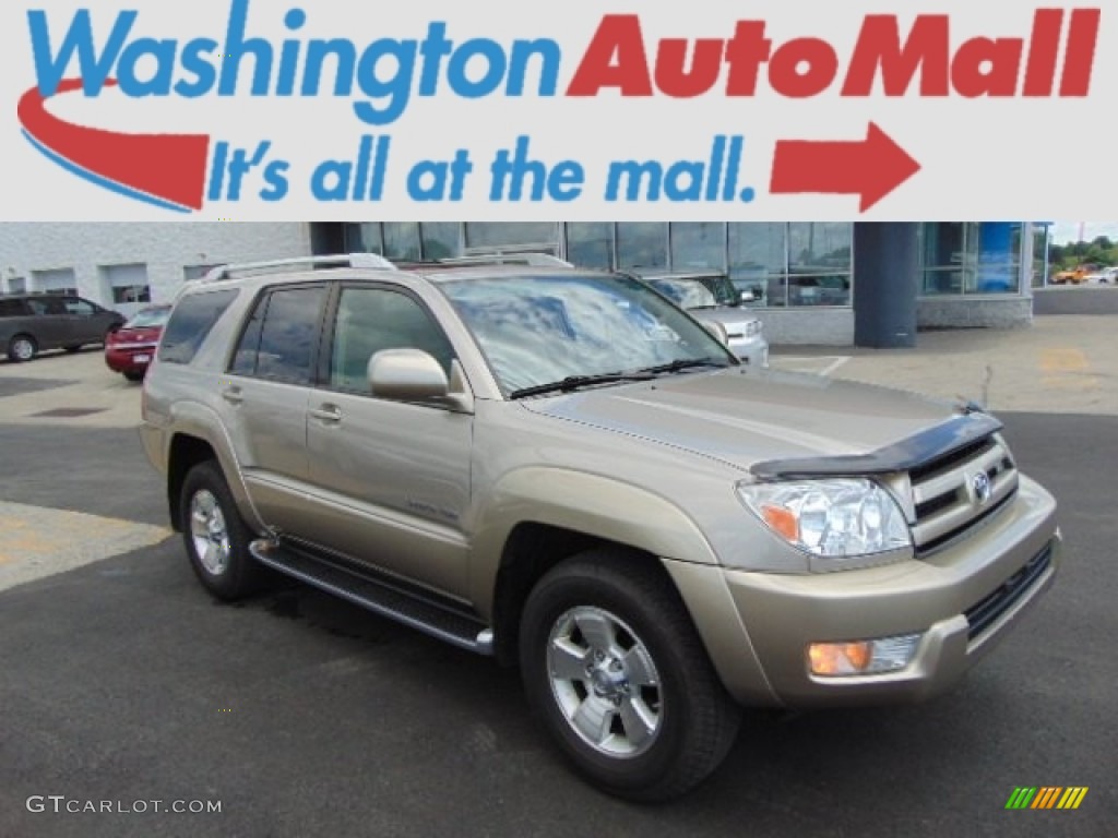2004 4Runner Limited 4x4 - Dorado Gold Pearl / Taupe photo #1