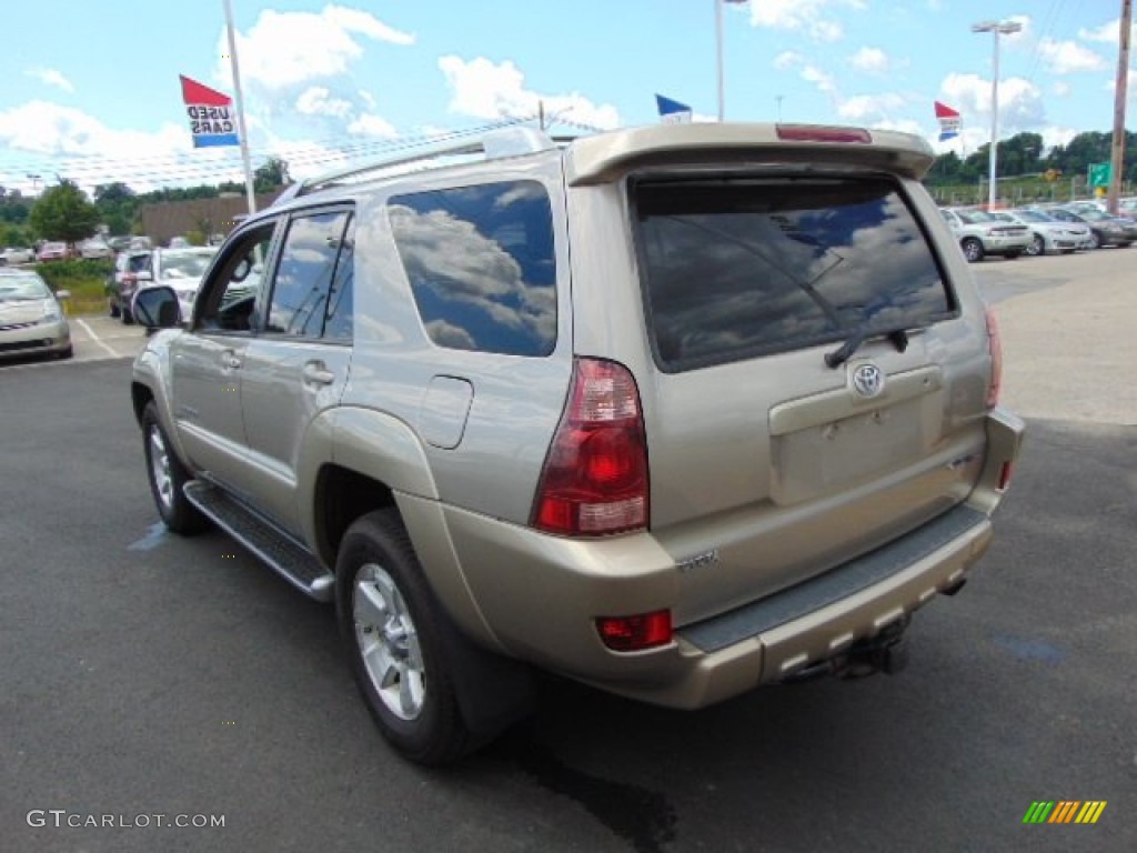 2004 4Runner Limited 4x4 - Dorado Gold Pearl / Taupe photo #7