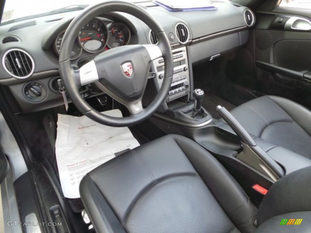 Black Interior 2007 Porsche Boxster Standard Boxster Model Photo #95221632