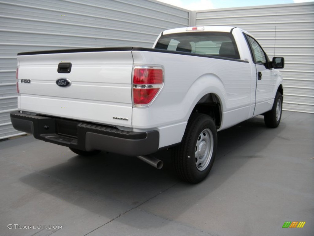 2014 F150 XL Regular Cab - Oxford White / Steel Grey photo #4