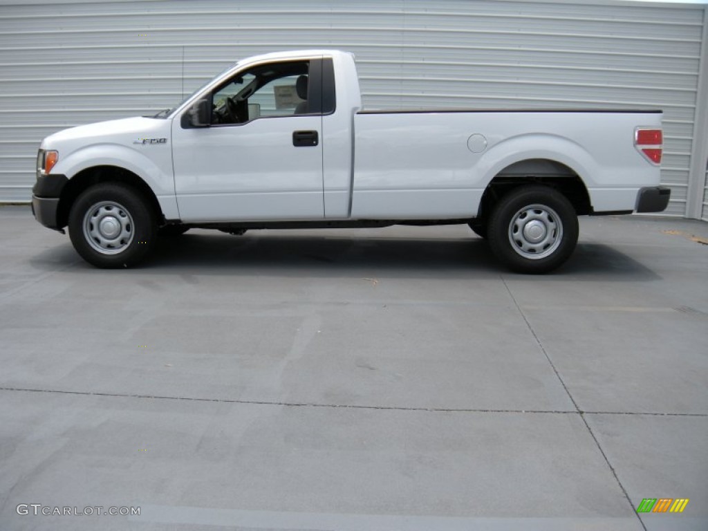 2014 F150 XL Regular Cab - Oxford White / Steel Grey photo #6