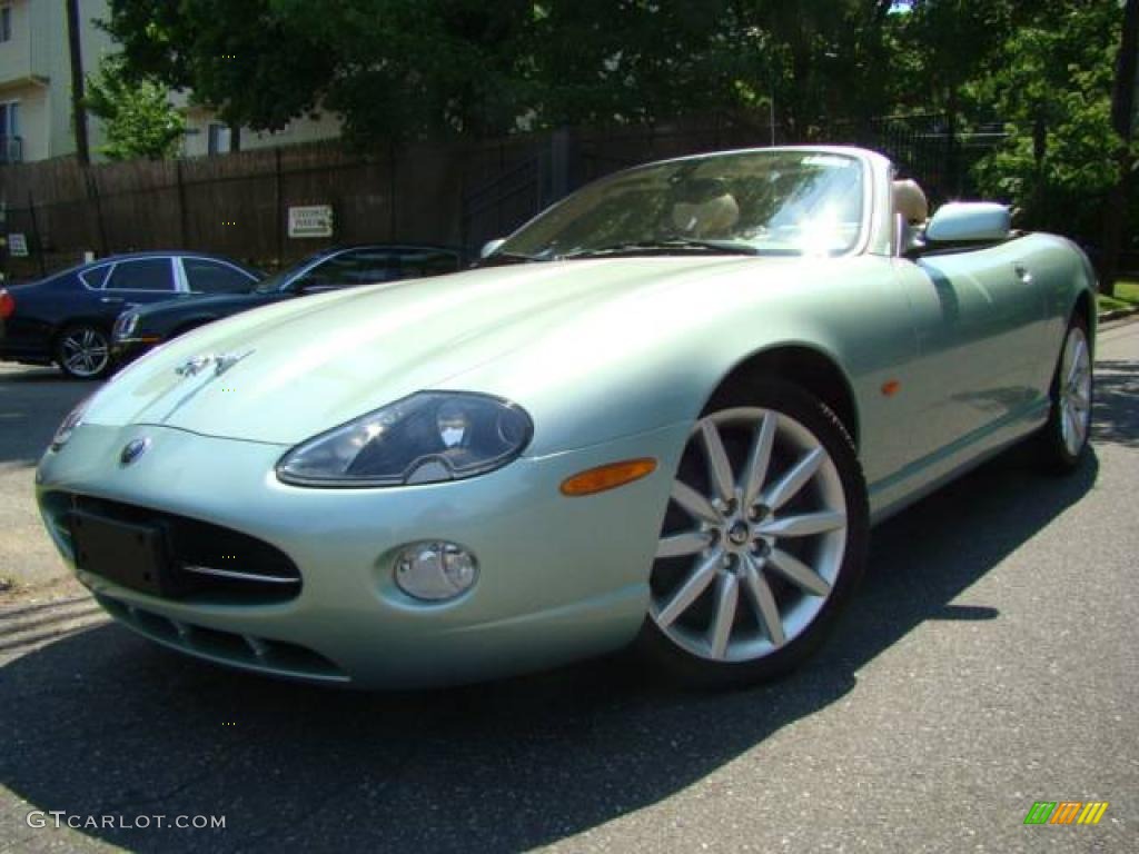 2006 XK XK8 Convertible - Seafrost Metallic / Ivory photo #1