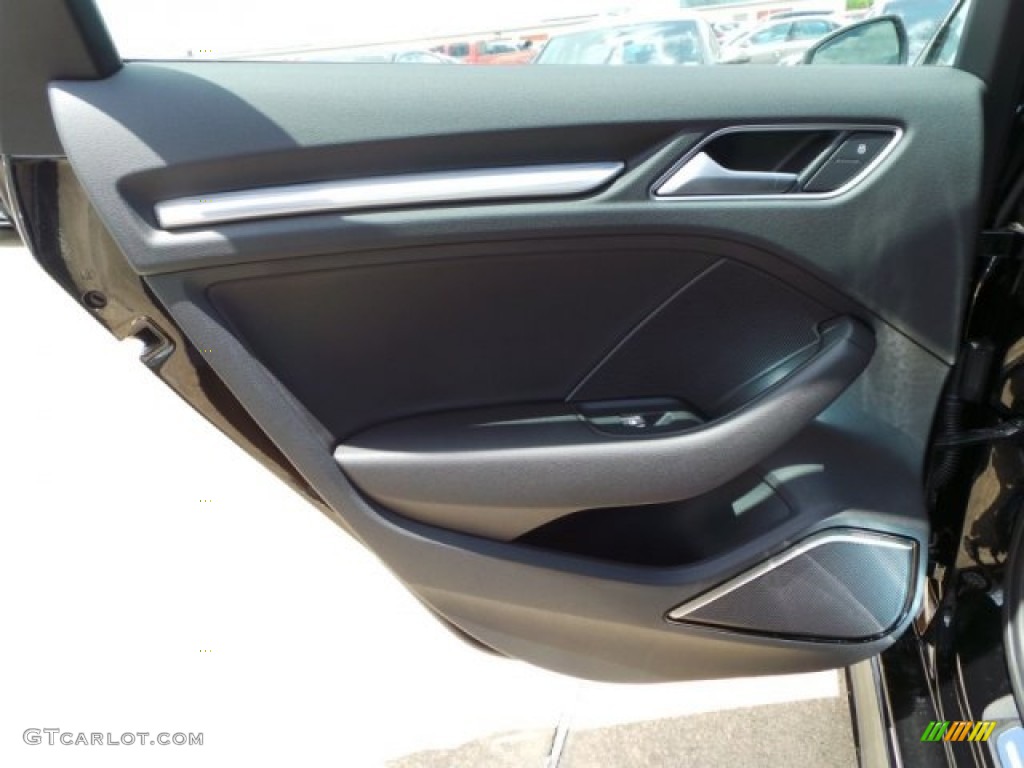2015 Audi A3 2.0 Prestige quattro Black Door Panel Photo #95222577