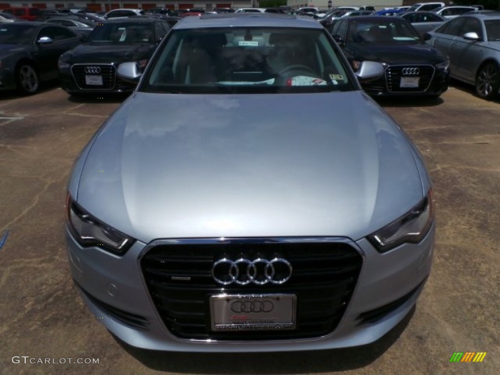 2014 A6 3.0T quattro Sedan - Ice Silver Metallic / Titanium Gray photo #2
