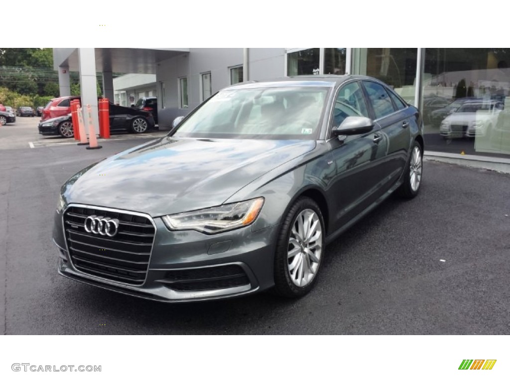 2014 A6 3.0 TDI quattro Sedan - Daytona Grey Pearl Effect / Black photo #2