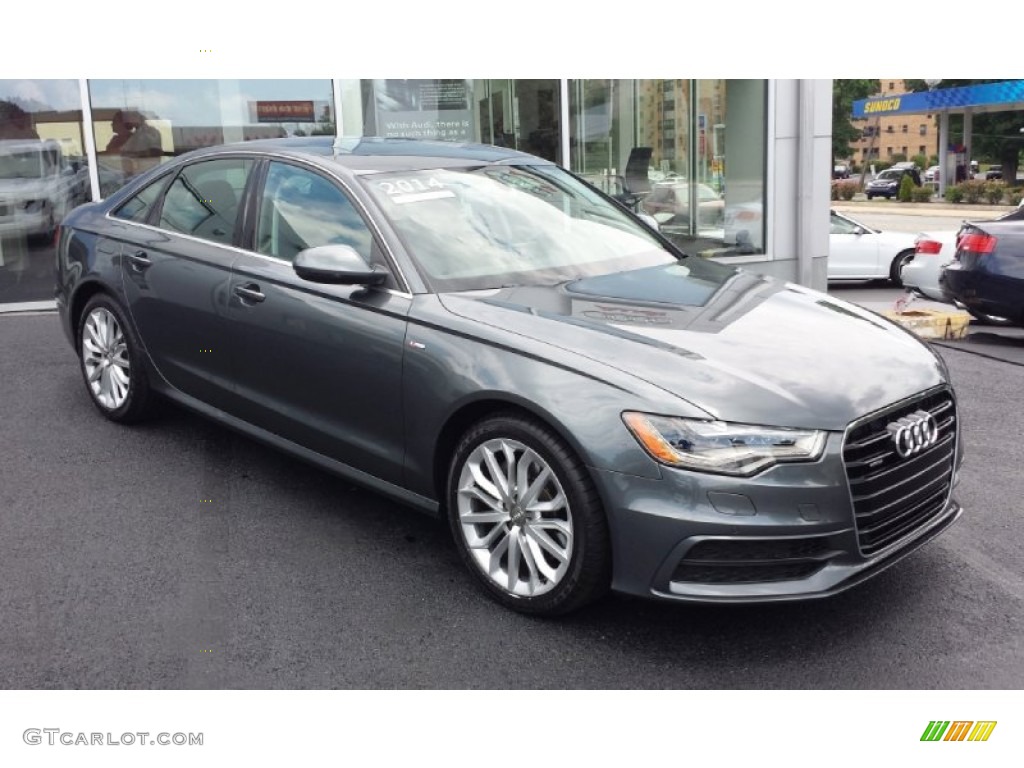 2014 A6 3.0 TDI quattro Sedan - Daytona Grey Pearl Effect / Black photo #3
