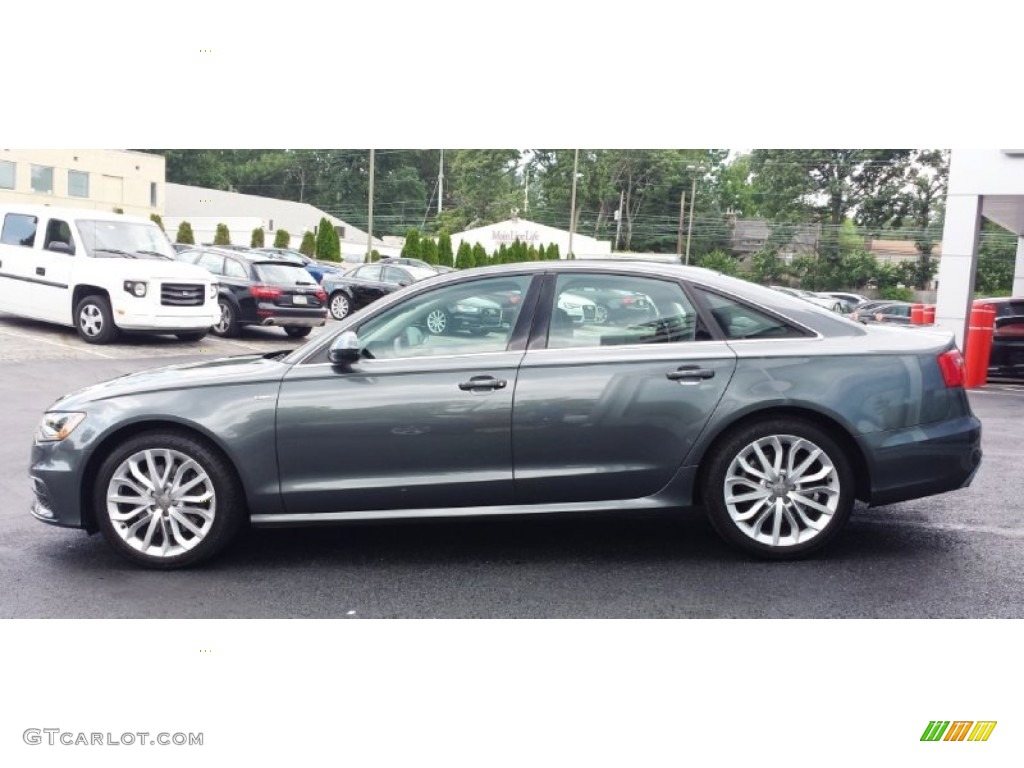 2014 A6 3.0 TDI quattro Sedan - Daytona Grey Pearl Effect / Black photo #6