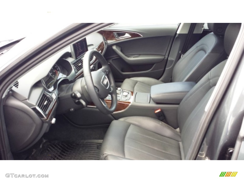 2014 A6 3.0 TDI quattro Sedan - Daytona Grey Pearl Effect / Black photo #7