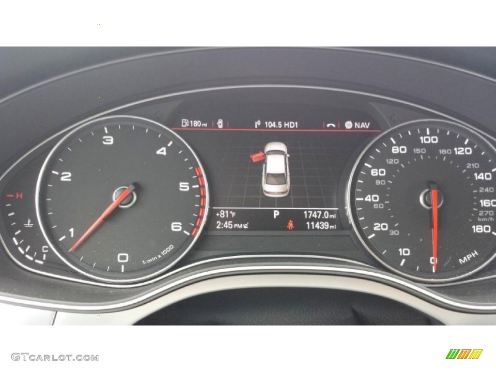2014 A6 3.0 TDI quattro Sedan - Daytona Grey Pearl Effect / Black photo #9