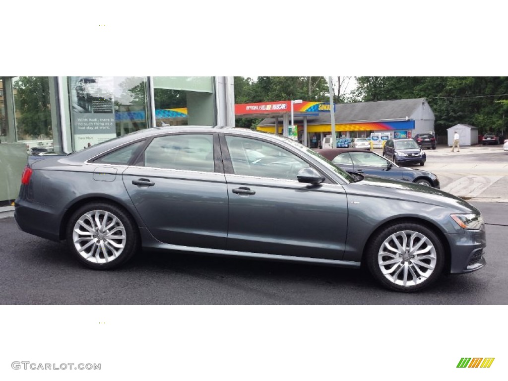 2014 A6 3.0 TDI quattro Sedan - Daytona Grey Pearl Effect / Black photo #10