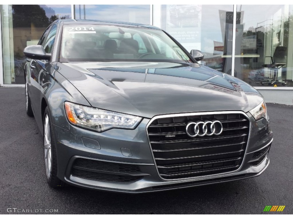 2014 A6 3.0 TDI quattro Sedan - Daytona Grey Pearl Effect / Black photo #16