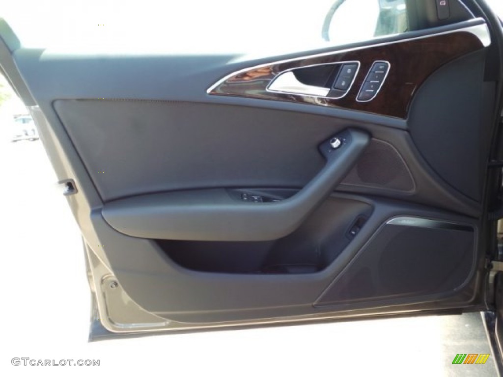 2014 A6 2.0T Sedan - Dakota Gray Metallic / Black photo #10