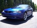 2002 Sonic Blue Metallic Ford Mustang GT Coupe  photo #2