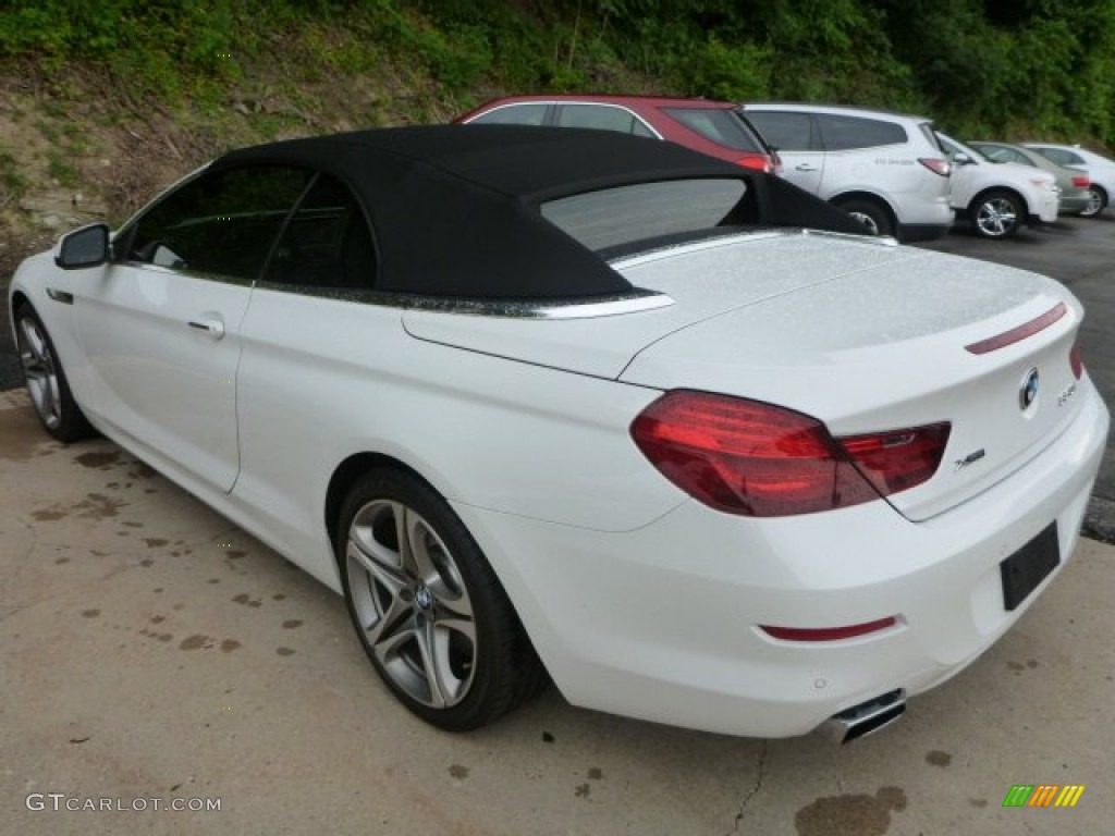 2013 6 Series 650i xDrive Convertible - Alpine White / Ivory White photo #17