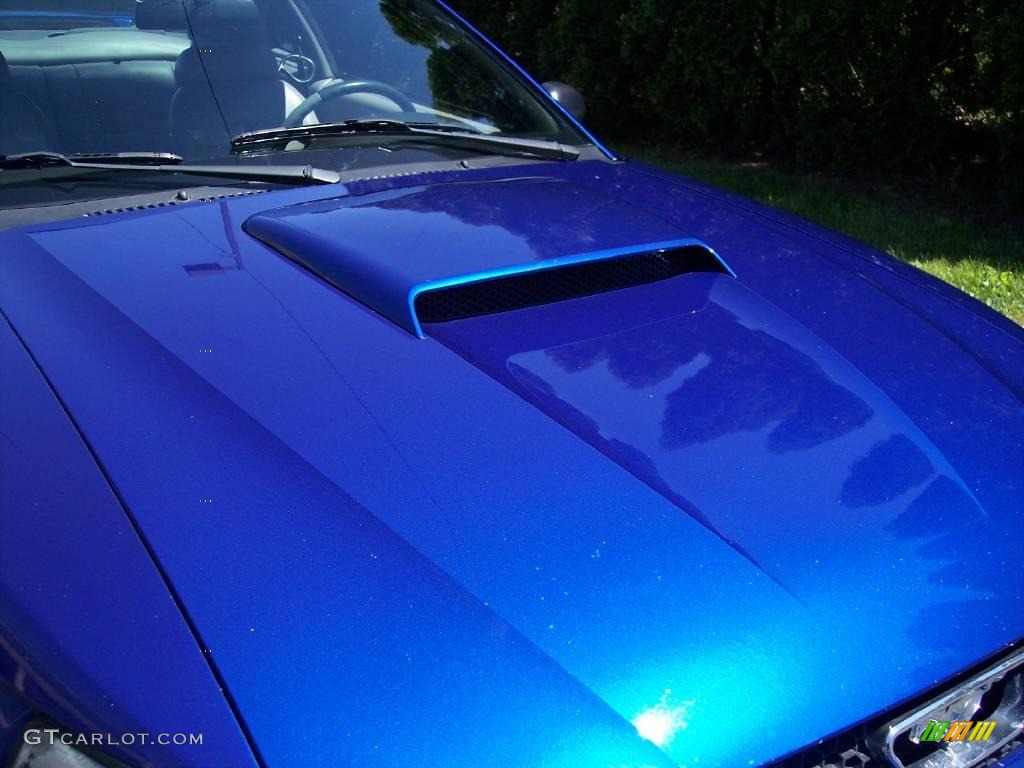 2002 Mustang GT Coupe - Sonic Blue Metallic / Medium Graphite photo #24