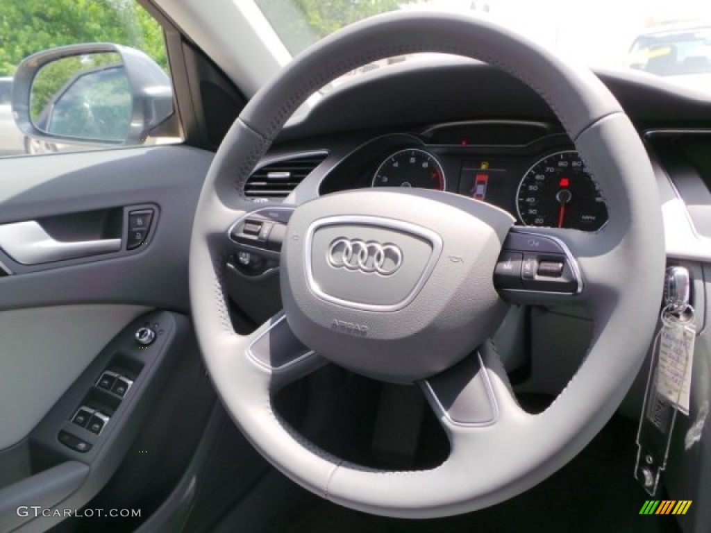 2014 A4 2.0T Sedan - Monsoon Grey Metallic / Titanium Grey photo #27