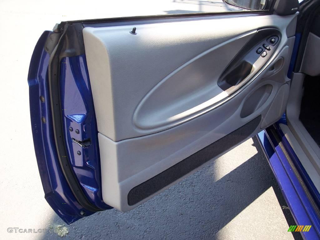 2002 Mustang GT Coupe - Sonic Blue Metallic / Medium Graphite photo #33
