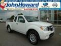 2014 Glacier White Nissan Frontier SV King Cab 4x4  photo #1