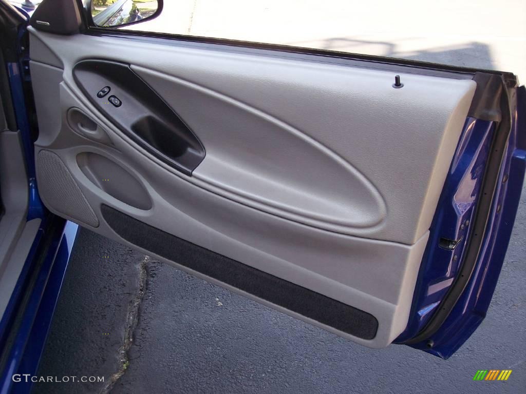 2002 Mustang GT Coupe - Sonic Blue Metallic / Medium Graphite photo #47