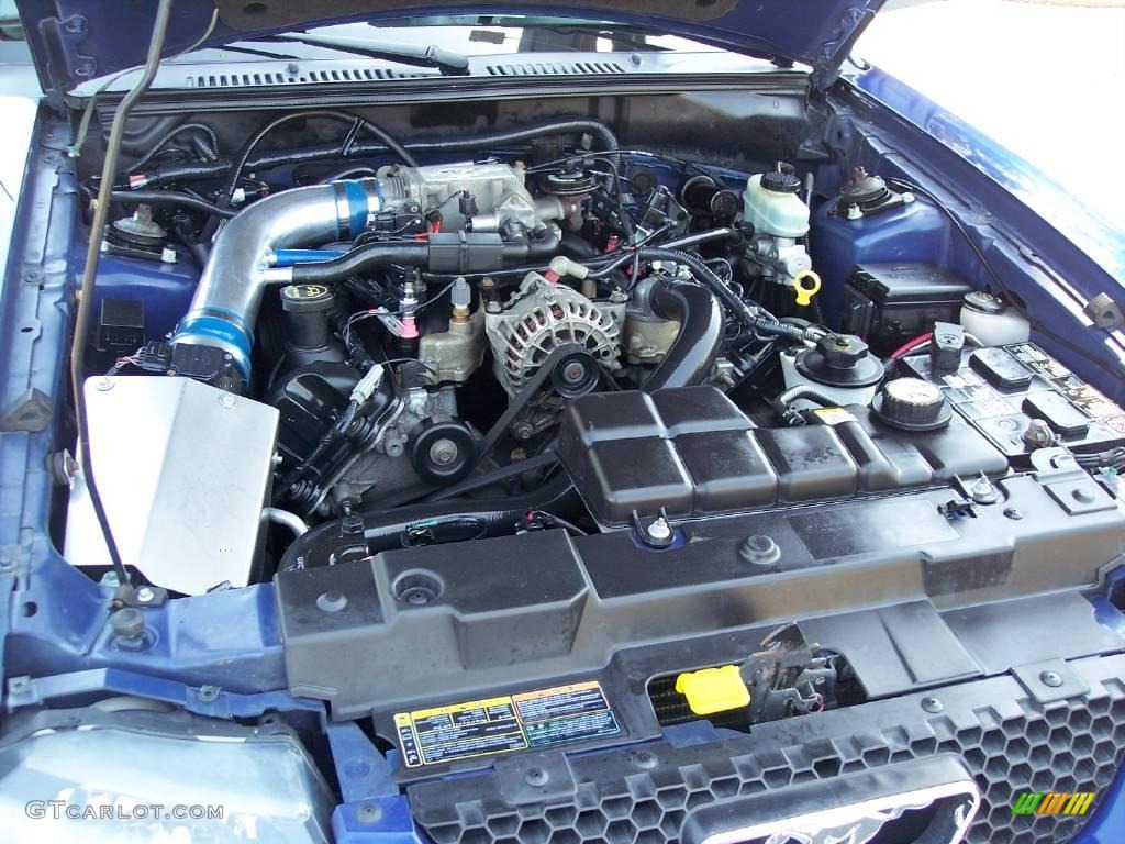 2002 Mustang GT Coupe - Sonic Blue Metallic / Medium Graphite photo #50