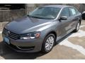 2014 Platinum Gray Metallic Volkswagen Passat 1.8T Wolfsburg Edition  photo #3