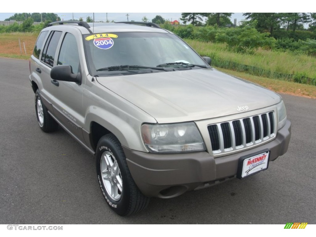 2004 Grand Cherokee Laredo 4x4 - Light Pewter Metallic / Taupe photo #1