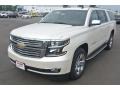 2015 White Diamond Tricoat Chevrolet Suburban LTZ 4WD  photo #2