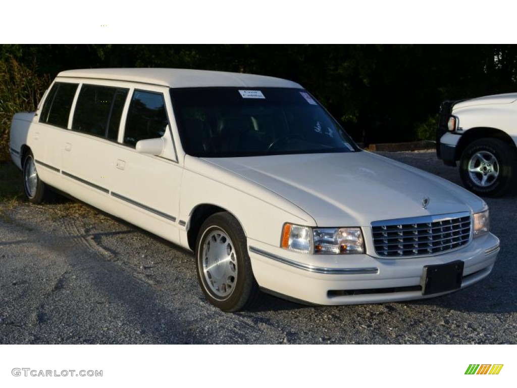 1998 DeVille Funeral Family Car - White / Gray photo #2