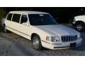 1998 White Cadillac DeVille Funeral Family Car  photo #2