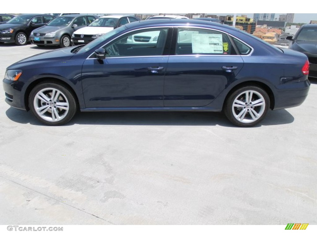 Night Blue Metallic 2014 Volkswagen Passat 1.8T SE Exterior Photo #95232753