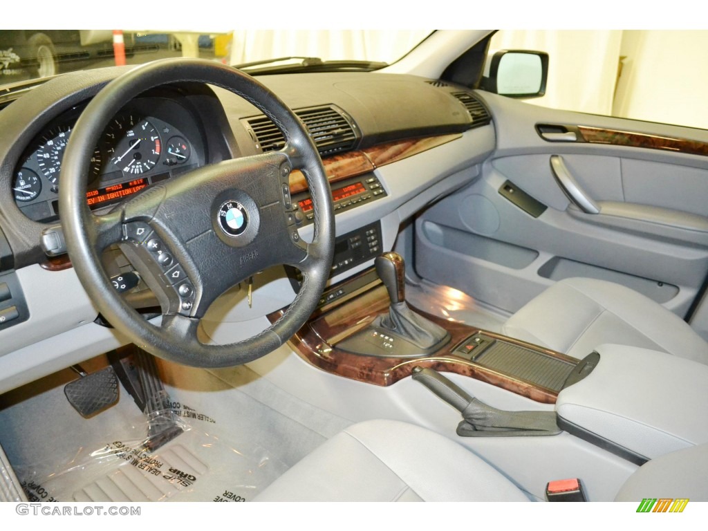 Grey Interior 2004 BMW X5 3.0i Photo #95235930