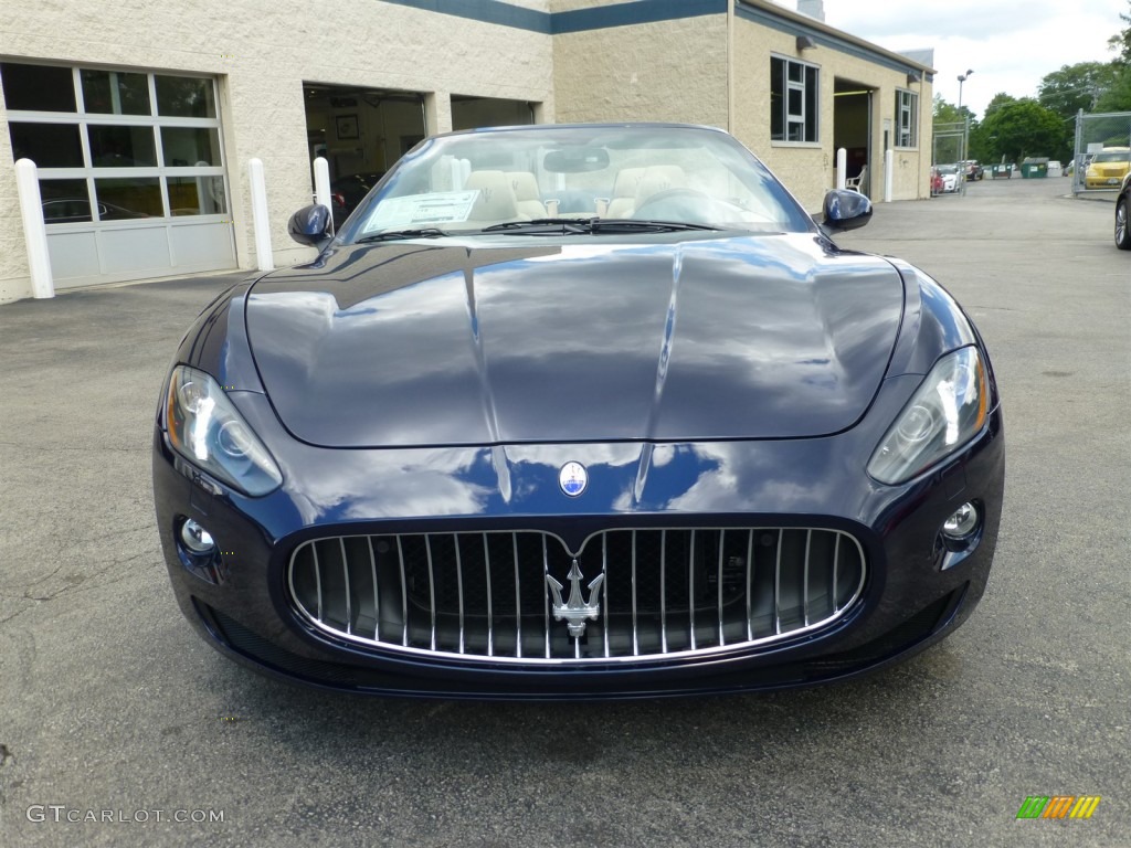 2014 GranTurismo Convertible GranCabrio - Blu Oceano (Blue Metallic) / Sabbia photo #2
