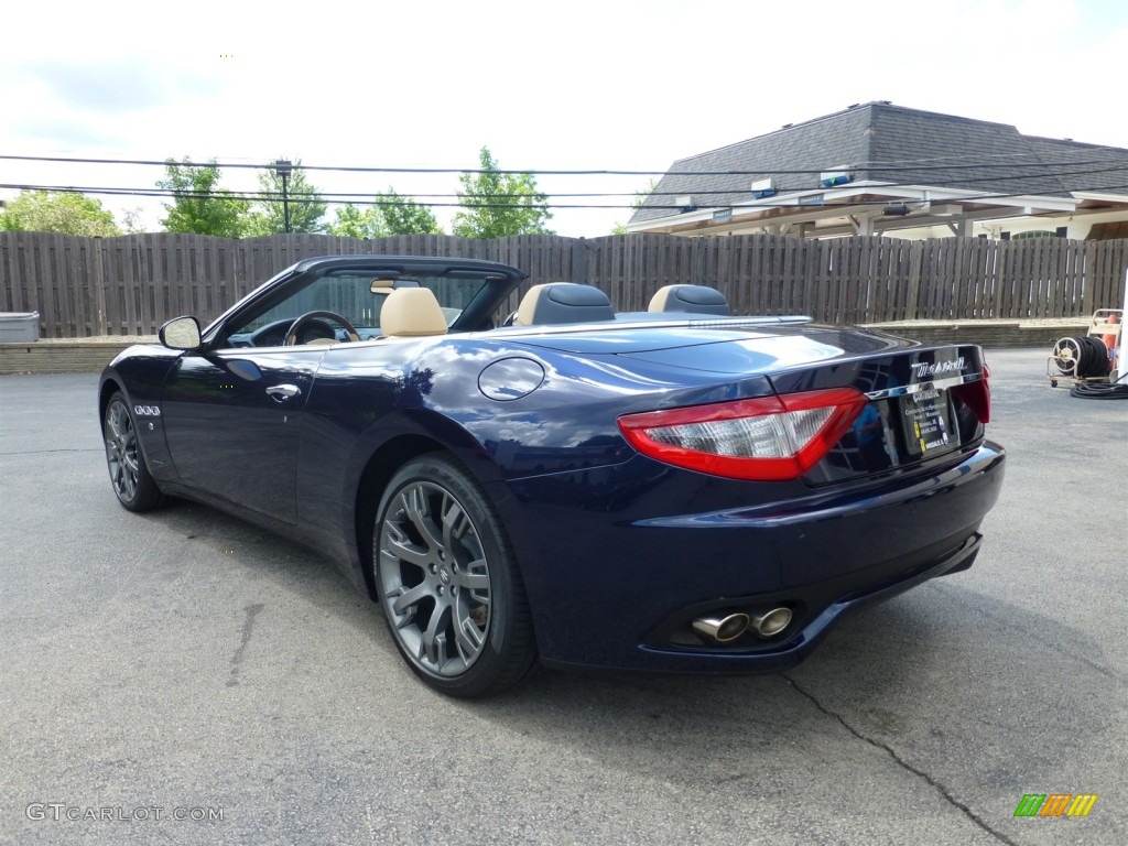 2014 GranTurismo Convertible GranCabrio - Blu Oceano (Blue Metallic) / Sabbia photo #4