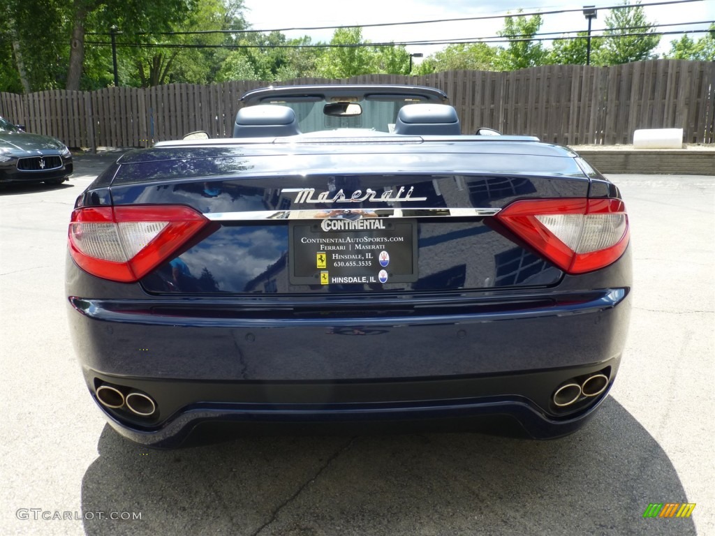 2014 GranTurismo Convertible GranCabrio - Blu Oceano (Blue Metallic) / Sabbia photo #5