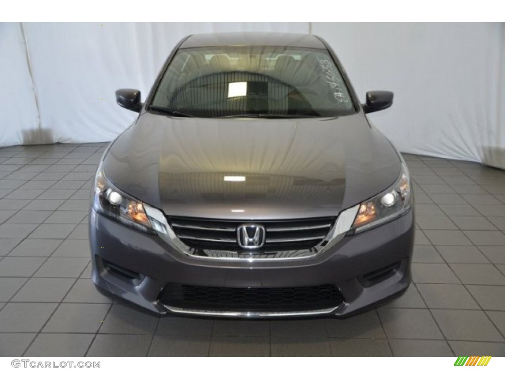 2014 Accord LX Sedan - Modern Steel Metallic / Gray photo #2