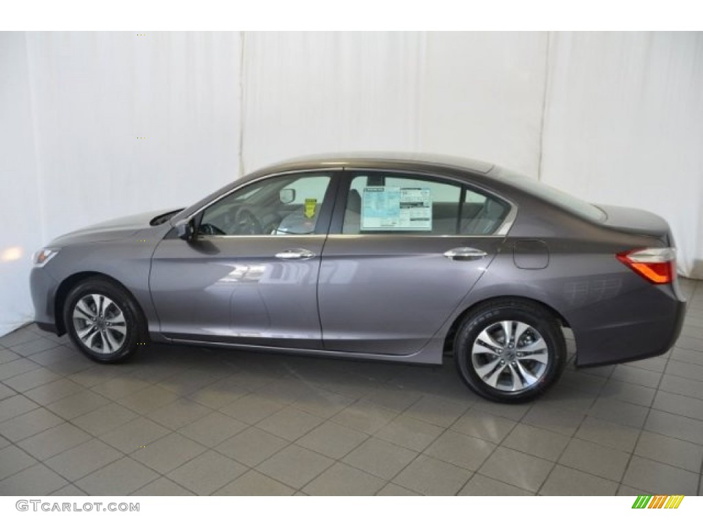 2014 Accord LX Sedan - Modern Steel Metallic / Gray photo #4
