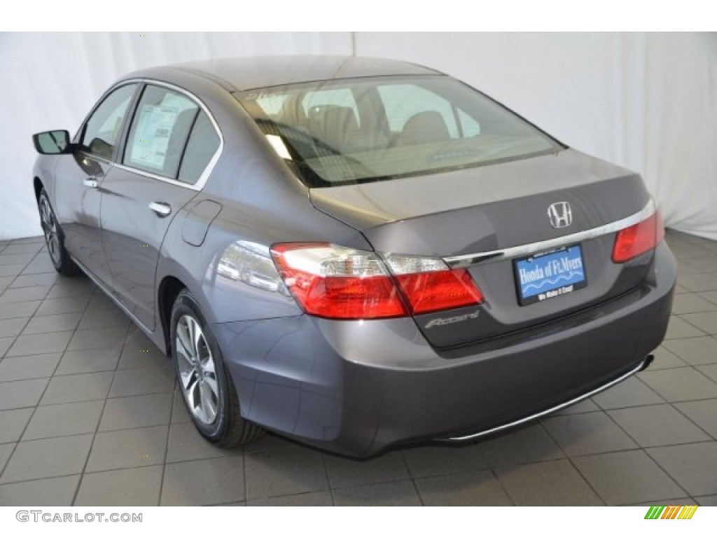 2014 Accord LX Sedan - Modern Steel Metallic / Gray photo #5