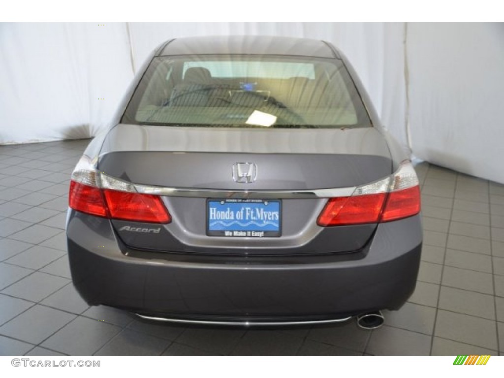 2014 Accord LX Sedan - Modern Steel Metallic / Gray photo #6