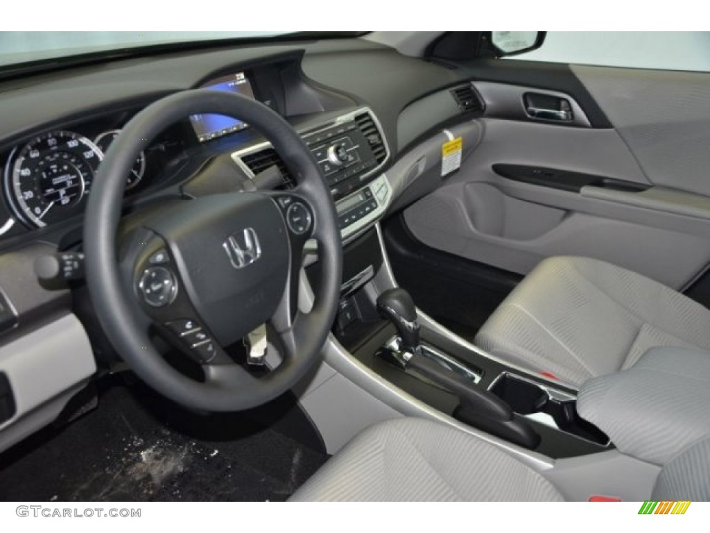 2014 Accord LX Sedan - Modern Steel Metallic / Gray photo #9