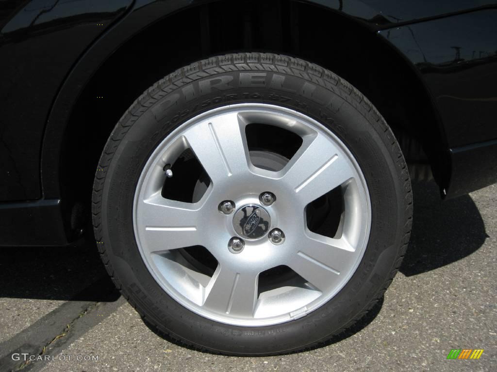 2007 Focus ZX5 SES Hatchback - Pitch Black / Charcoal/Light Flint photo #6