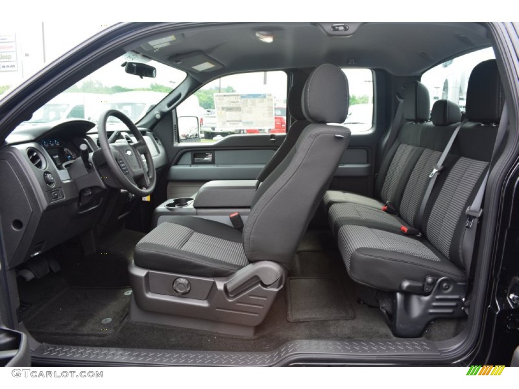 2014 F150 STX SuperCab - Tuxedo Black / Black photo #8