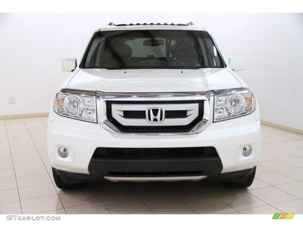 2011 Pilot Touring 4WD - White Diamond Pearl / Black photo #2