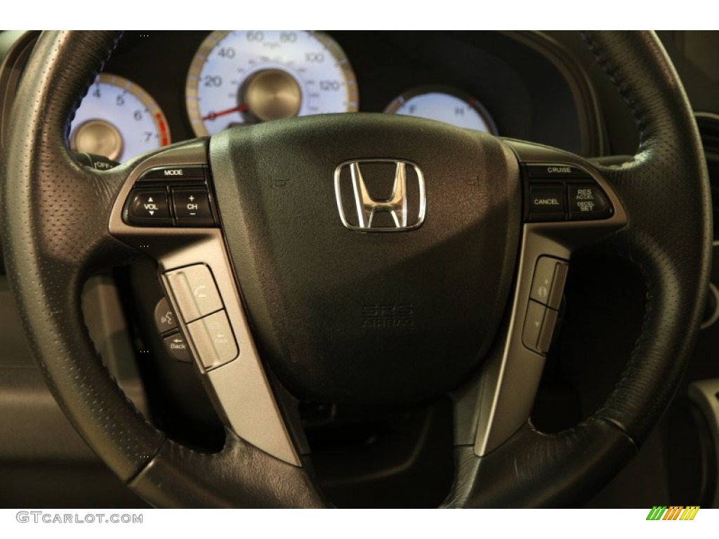 2011 Pilot Touring 4WD - White Diamond Pearl / Black photo #6