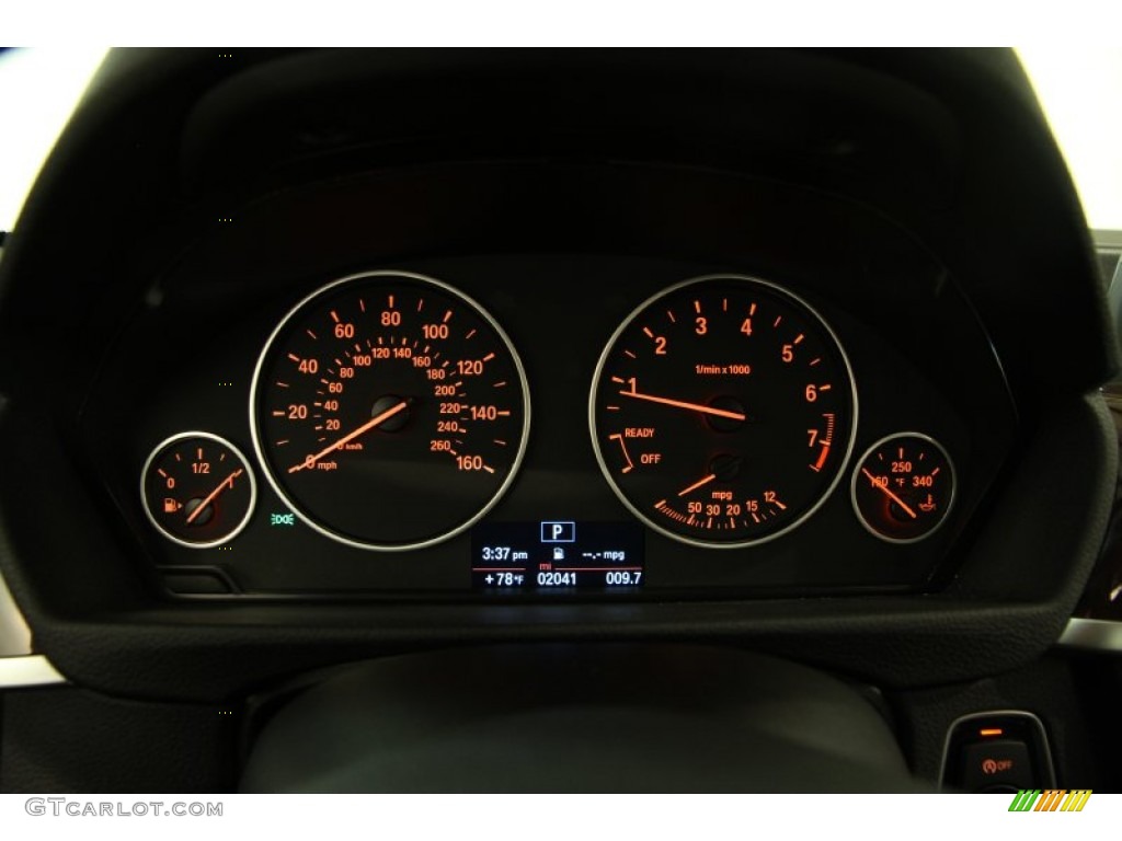 2014 BMW 3 Series 328i xDrive Sedan Gauges Photo #95240106
