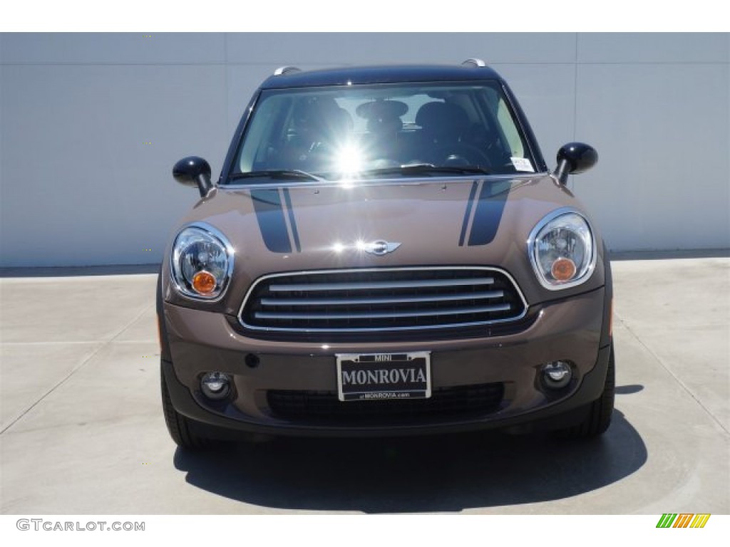 2014 Cooper Countryman - Light Coffee / Carbon Black photo #3